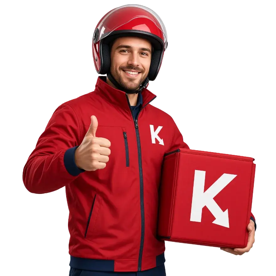 Kuryelendin kuryesi, scooter ile teslimatta
